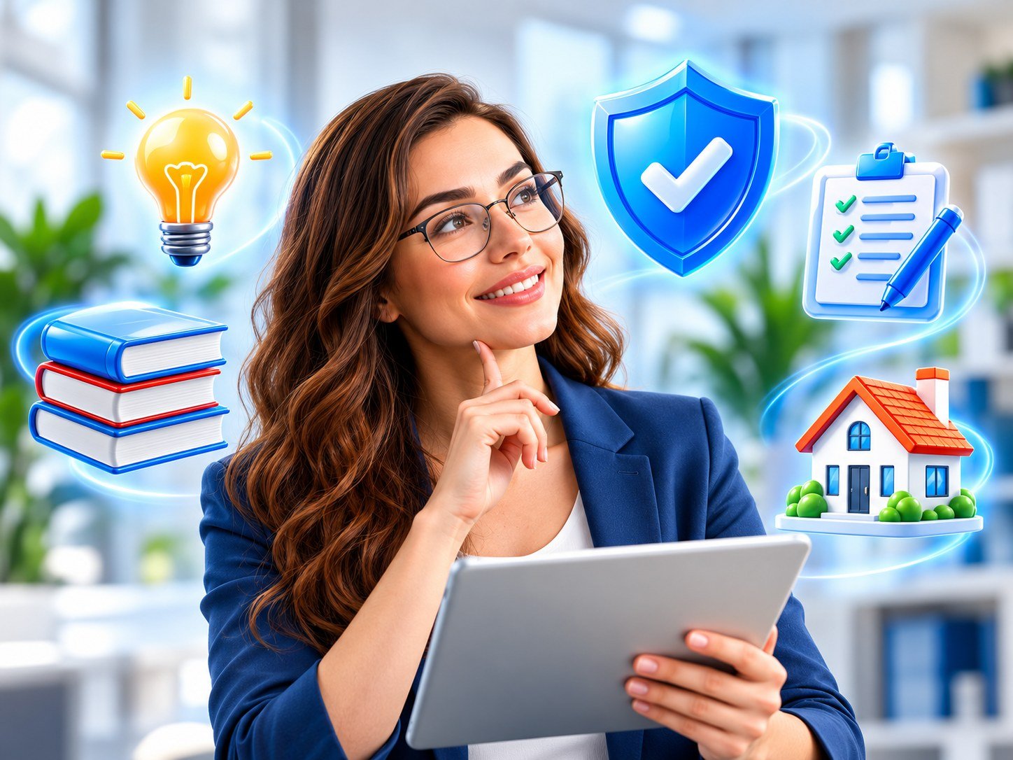 Conseillère consultant les guides EcoAssure