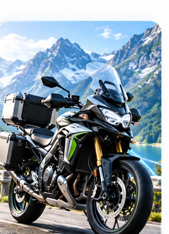 Illustration assurance moto gros cube