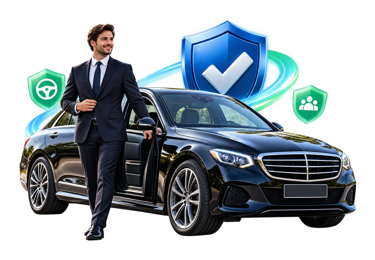 Illustration chauffeur VTC expérimenté